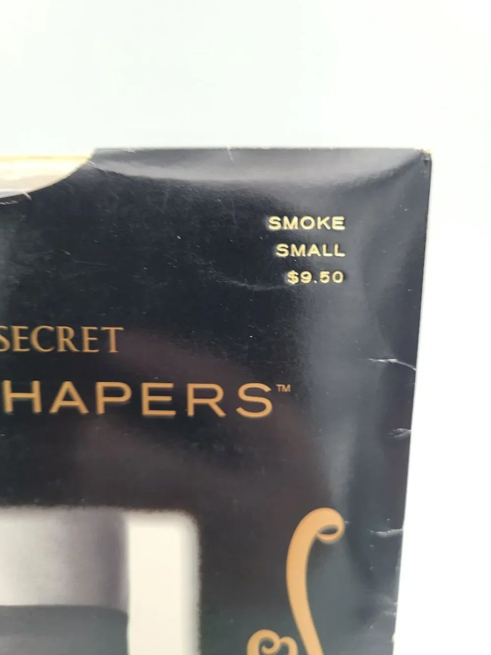 Vintage Victoria's Secret Sensual Shapers Pantyhose Smoke Small NIP